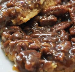 Pecan Pie Bars recipe tastes just like pecan pie but you don't have to mess around with a pie crust! Bring this for dessert on Thanksgiving or Christmas and watch them disappear!