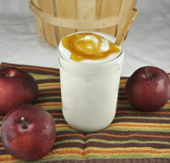 Perry's Apple Pie Milkshake Recipe made with their premium flavor for fall.
