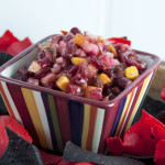 Mango, Pineapple & Cranberry Salsa with Lime and Cilantro Recipe. Great for summer parties!