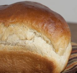 This tender honey buttermilk bread recipe will be your new go-to yeast bread. It rises beautifully thanks to the bread flour and the honey adds a slight southern sweetness.
