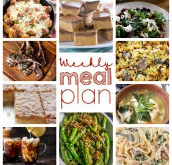 Weekly Meal Plan {Week 37} - 10 talented food bloggers collaborating to bring you a full week of recipes that include main courses, sides dishes, and desserts!