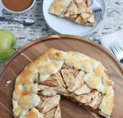 This Apple Crostata recipe is a simple, rustic tart filled with sweet apple filling and is one of our favorite new ways to enjoy one of our favorite fall fruit!