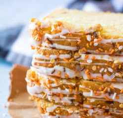 Easy Fall Confetti Sweet Bread recipe is moist and flavorful. This breakfast or dessert bread is easy to make and doesn’t require a mixer - just a bowl, spatula and bread loaf pan. Nothing tastes more like fall!